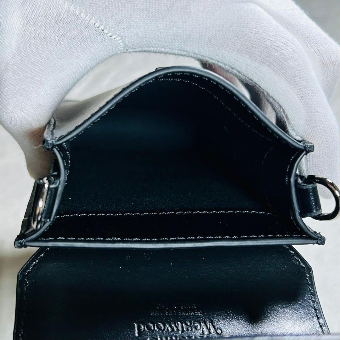 未使用 ヴィヴィアンウエストウッド フォンケース ショルダーバッグ ブラック