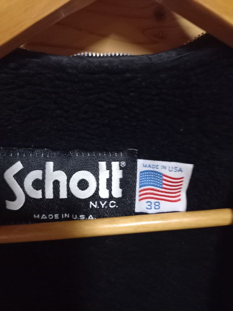 インナー付きショット(schott) 641 シングルライダース サイズ38