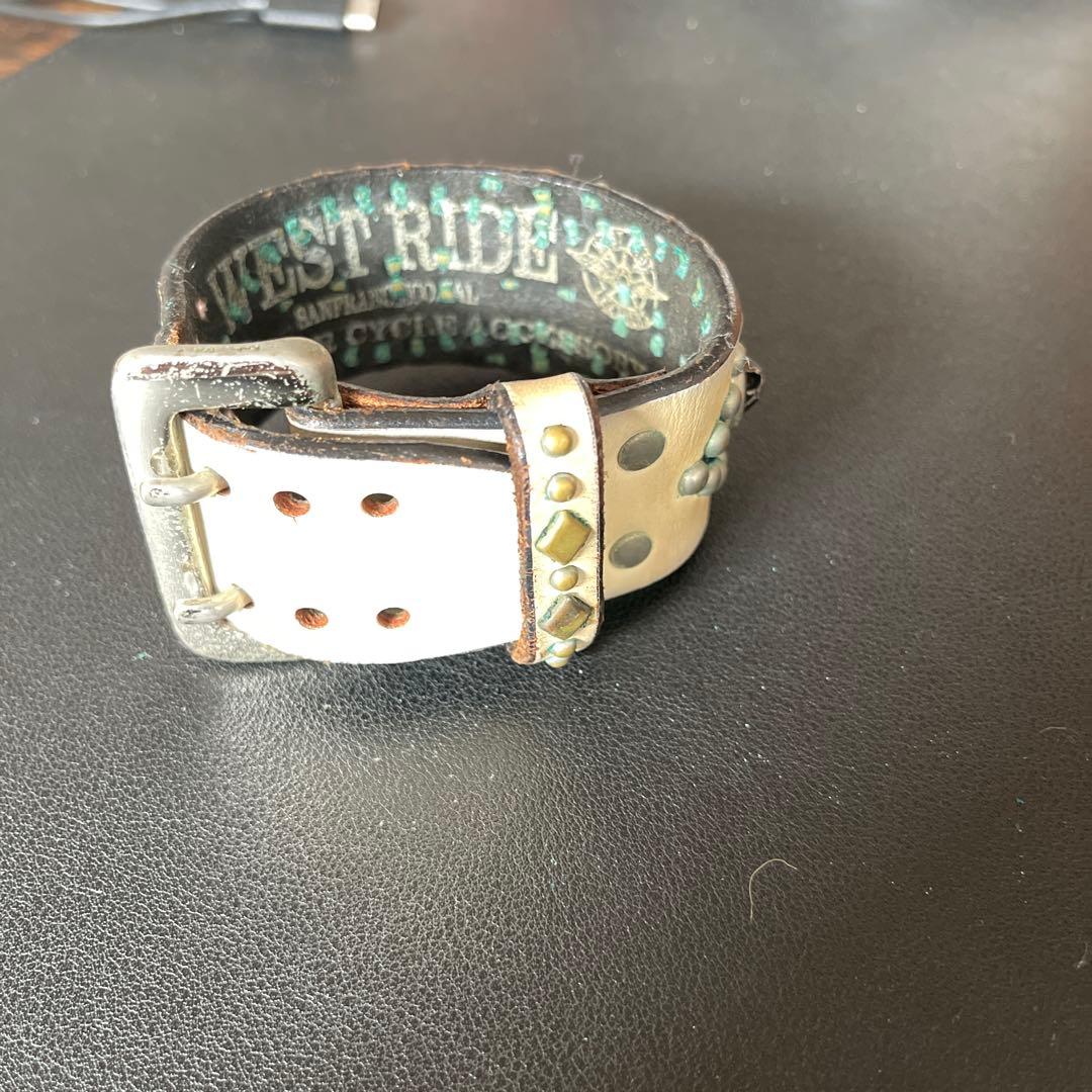 WEST RIDE バングル レザー 黒