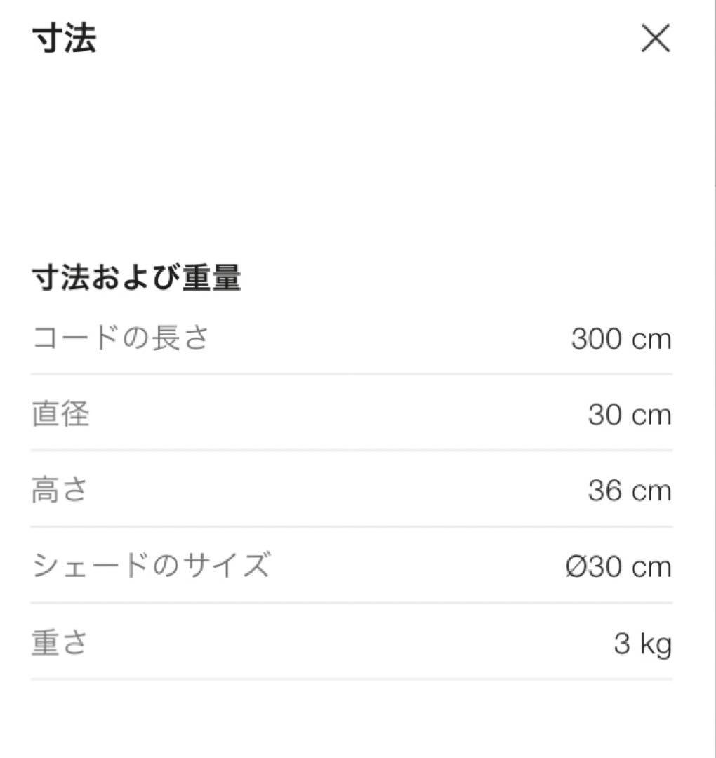 BoConcept　パインコーン ペンダントランプ　サテン仕上げ　メタル製