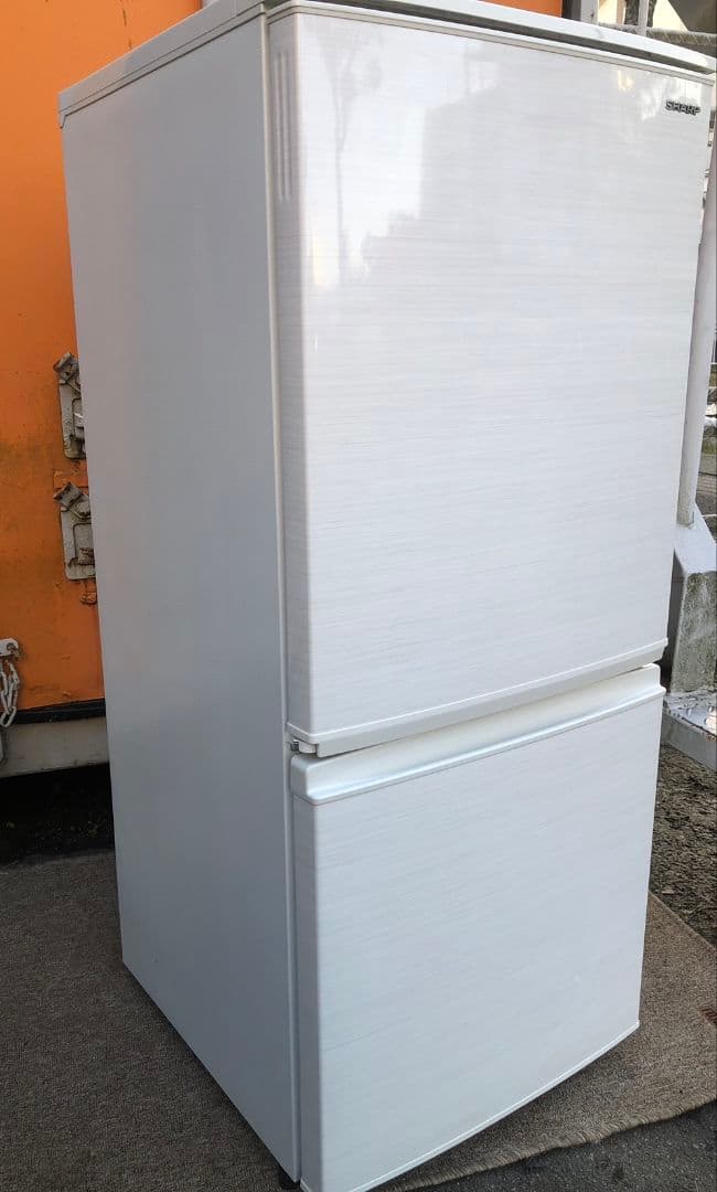SHARP 2ドア冷蔵庫 SJ-D14E-W 2019年式 F12