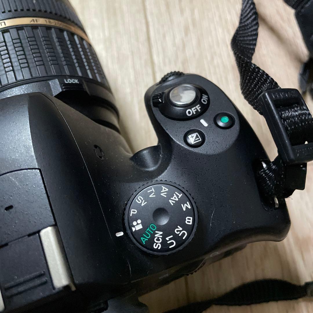 PENTAX K−50 K-50 BLACK レンズ3点セット　カメラケース付