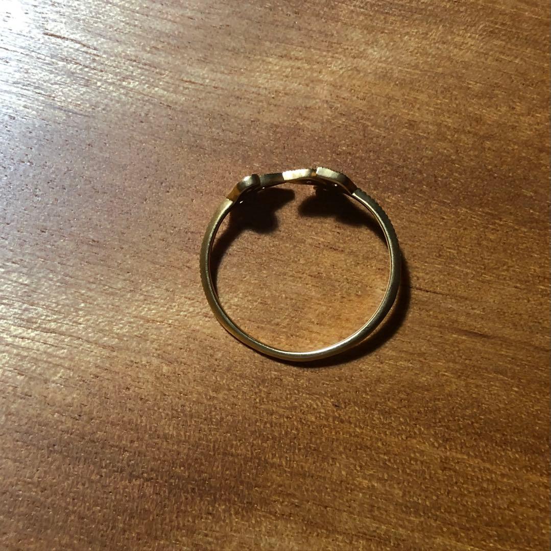 mederujewelryリーフモチーフ リング K18