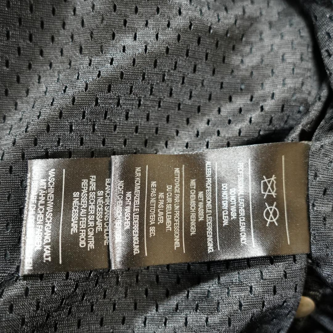 【美品】ハーレーダビッドソン　ビッグロゴ刺繍レザージャケット　XL