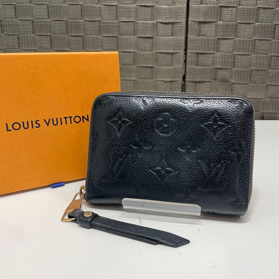 ト*ジ様 LOUIS VUITTON アンプラント　スクレット　ブラック二つ折り