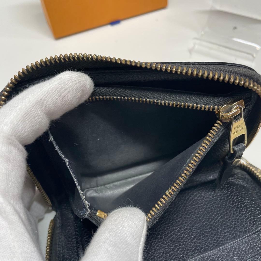 ト*ジ様 LOUIS VUITTON アンプラント　スクレット　ブラック二つ折り