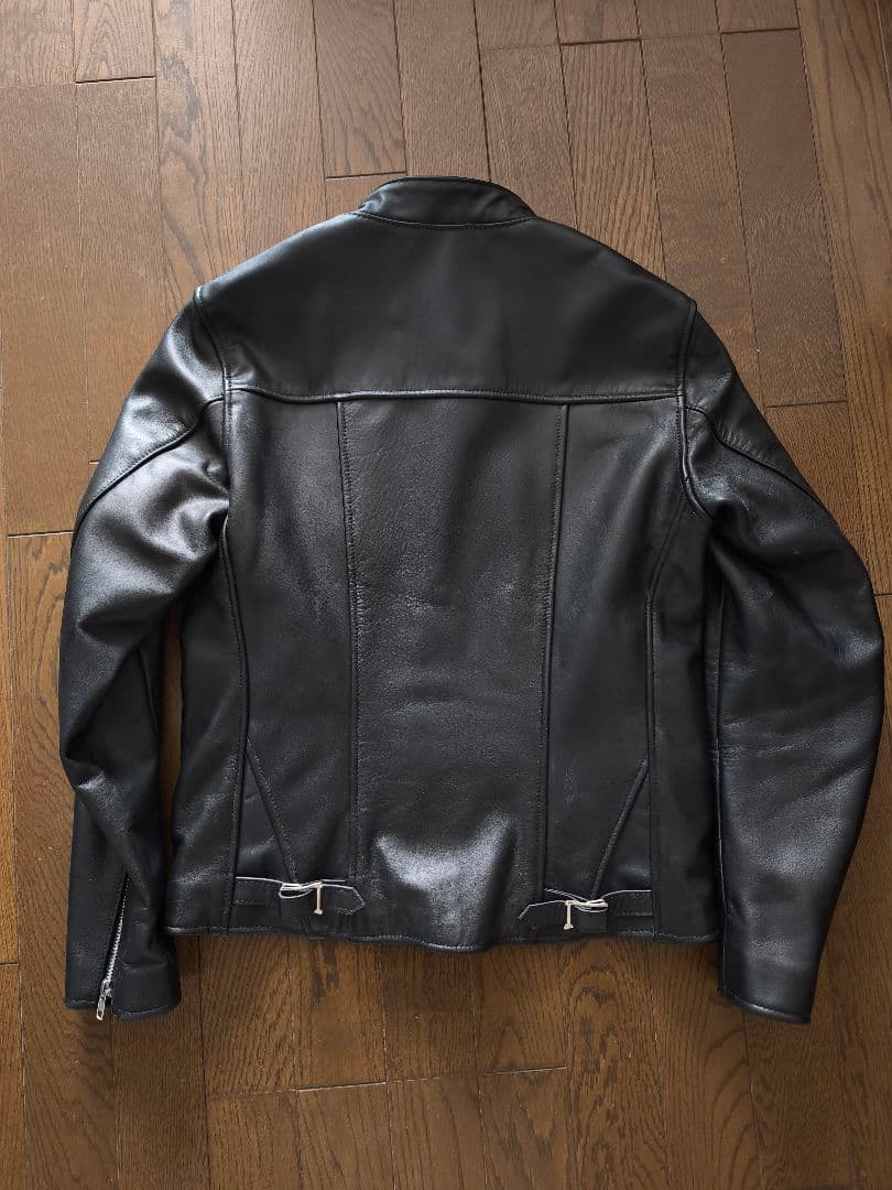 JAMES GROSE クラブマン　カウレザーライダース　サイズ36