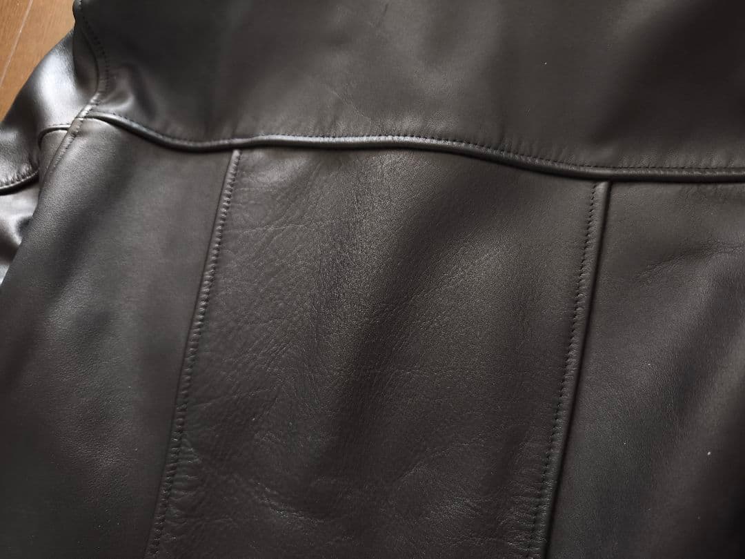 JAMES GROSE クラブマン　カウレザーライダース　サイズ36