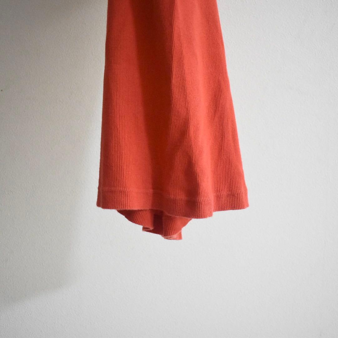 90s archive HELMUT LANG 日本製 タンクトップ オレンジM