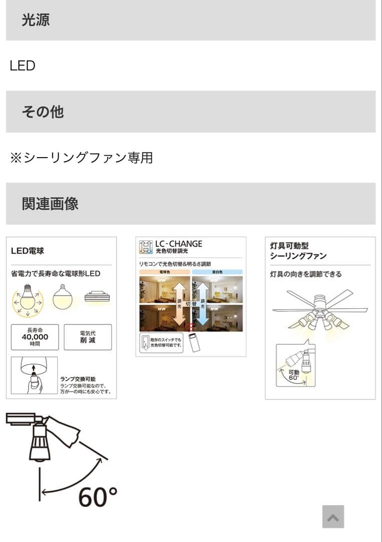Odelic シーリングファン用灯具のみ　WF279PC