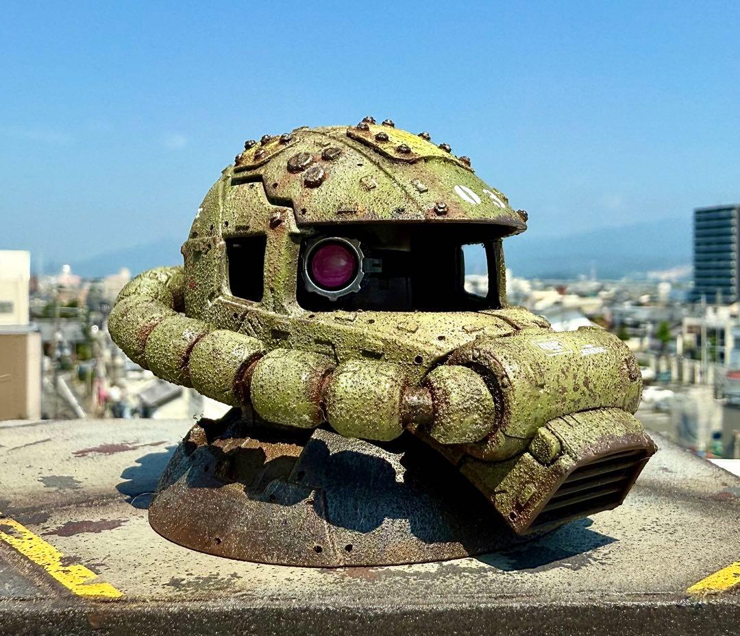 EXCEED MODEL ザクヘッド　量産機カラー　① 現地改修　塗装完成品