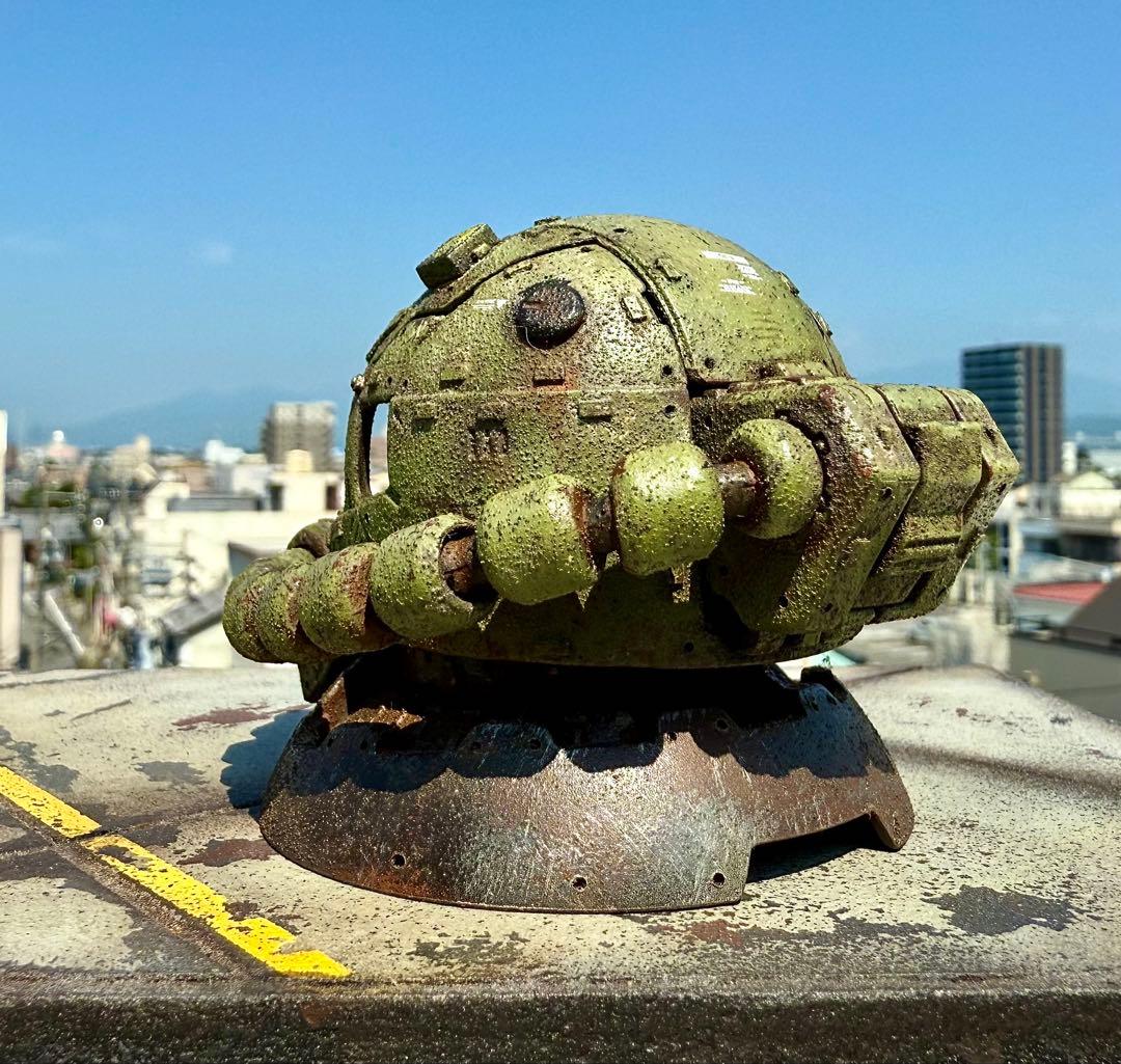 EXCEED MODEL ザクヘッド　量産機カラー　① 現地改修　塗装完成品