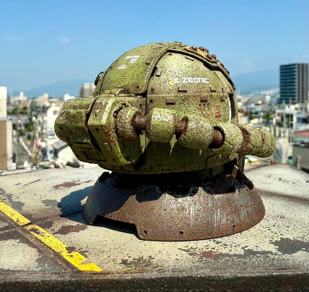 EXCEED MODEL ザクヘッド　量産機カラー　① 現地改修　塗装完成品