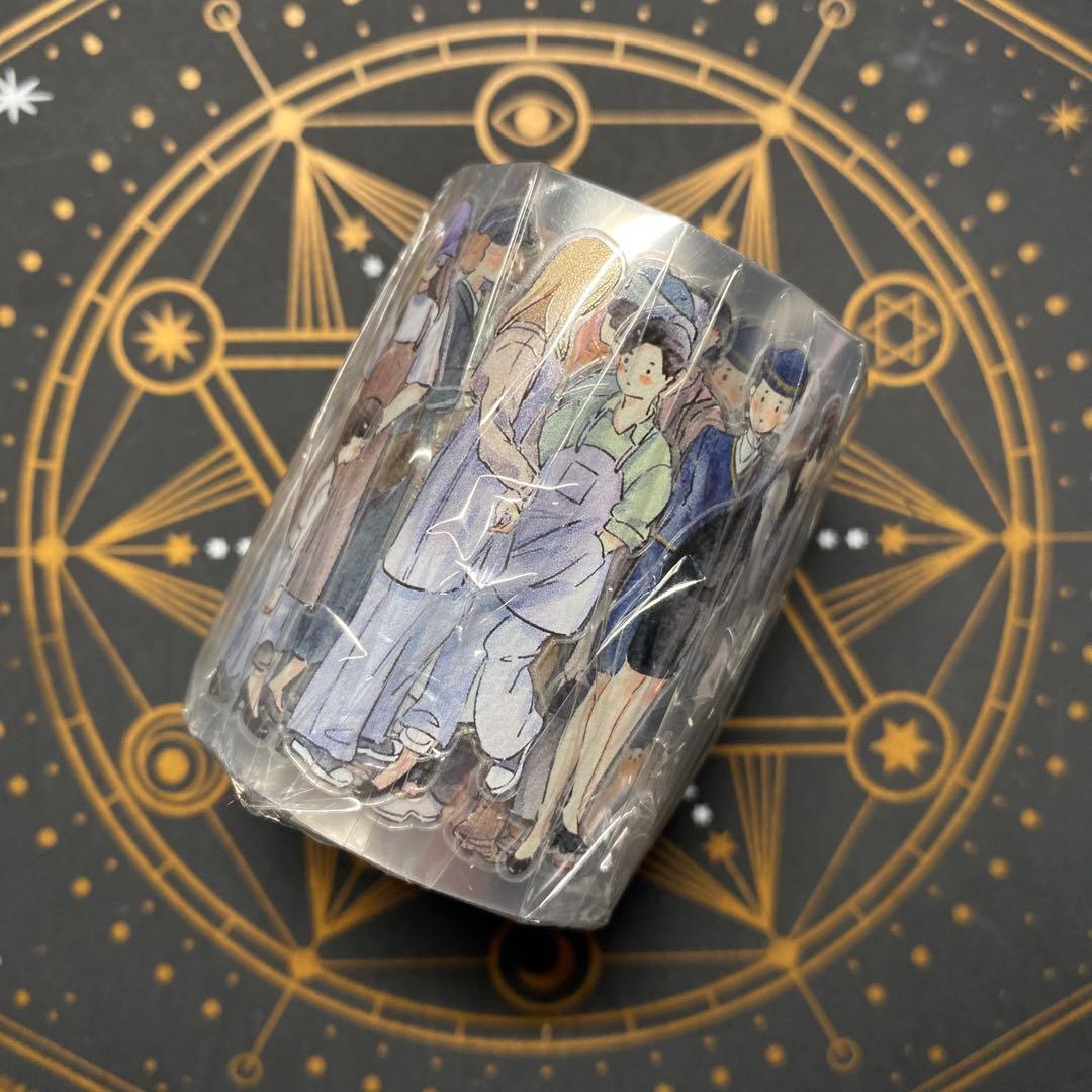 【9372】海外　5m巻　PETカッティングマスキングテープ　人物　装飾系