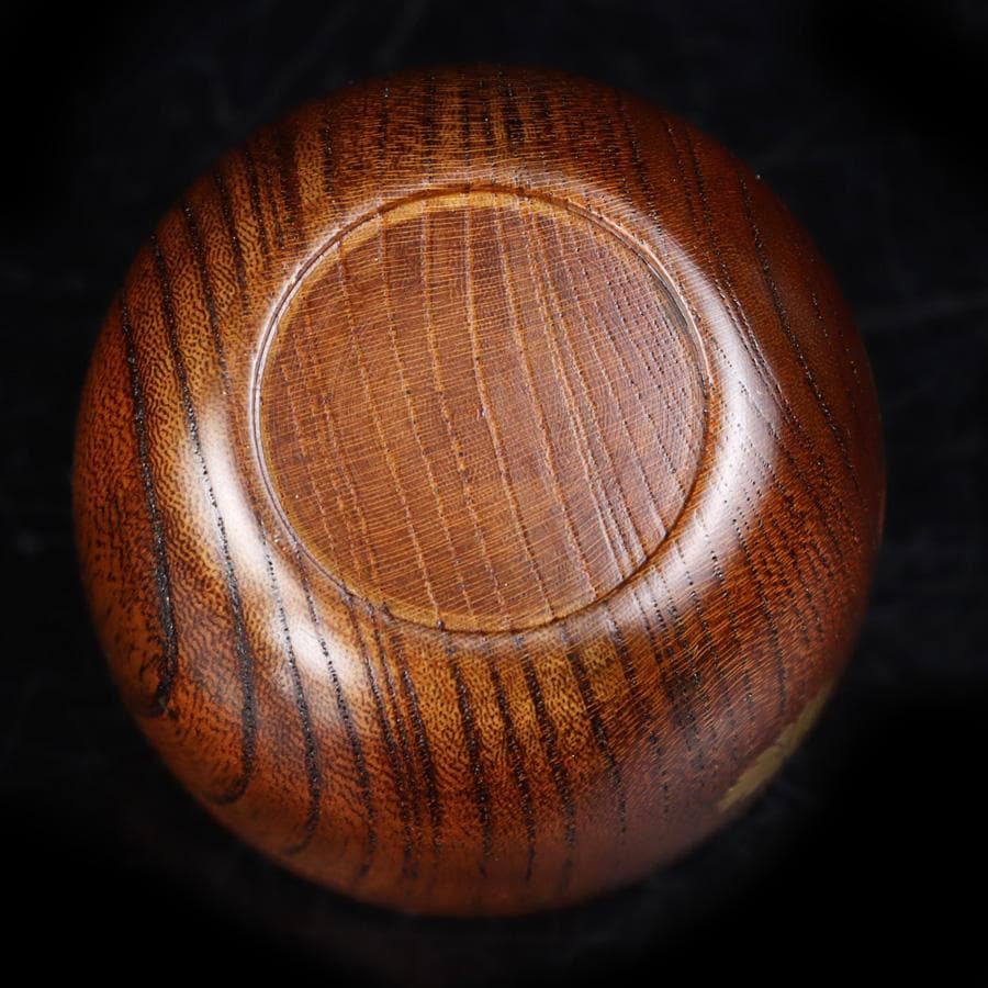 Y3104-1 鎌倉彫茶箱 茶碗 棗 茶杓 茶器4点セット　BBB