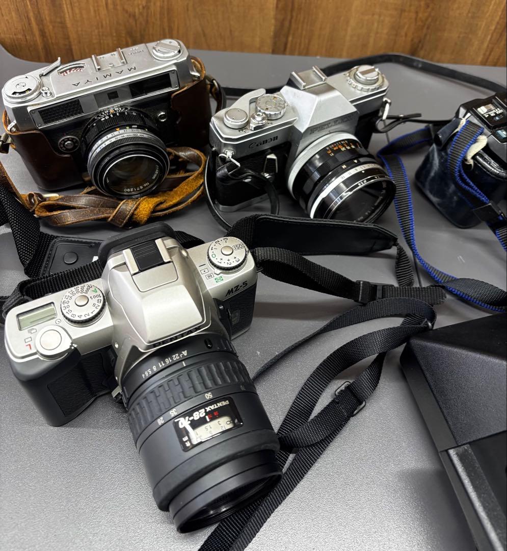 フィルムカメラまとめ売り Mamiya Pentax Minolta Canon