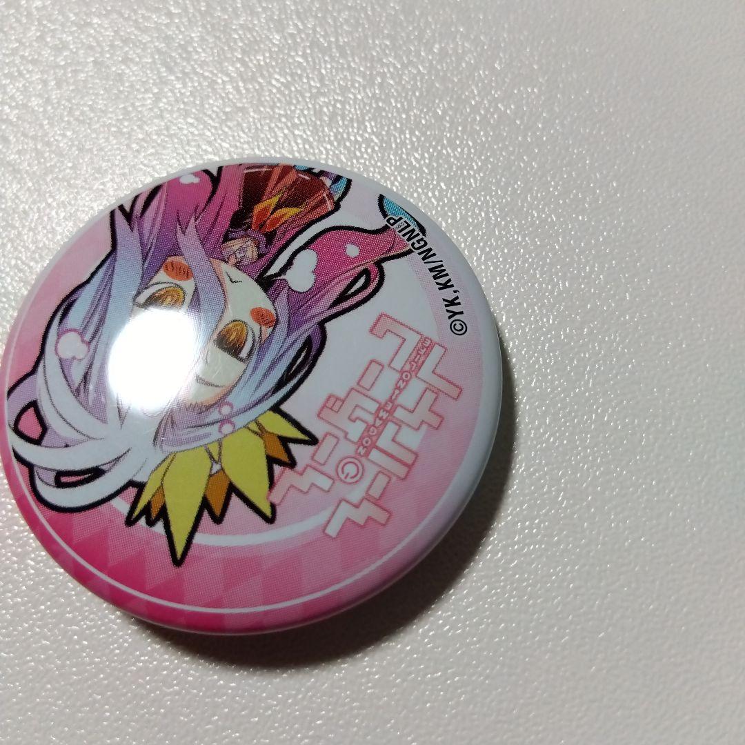 【ノーゲーム・ノーライフ】白 コミケ 85 配布 ミニキャラ 缶バッジ