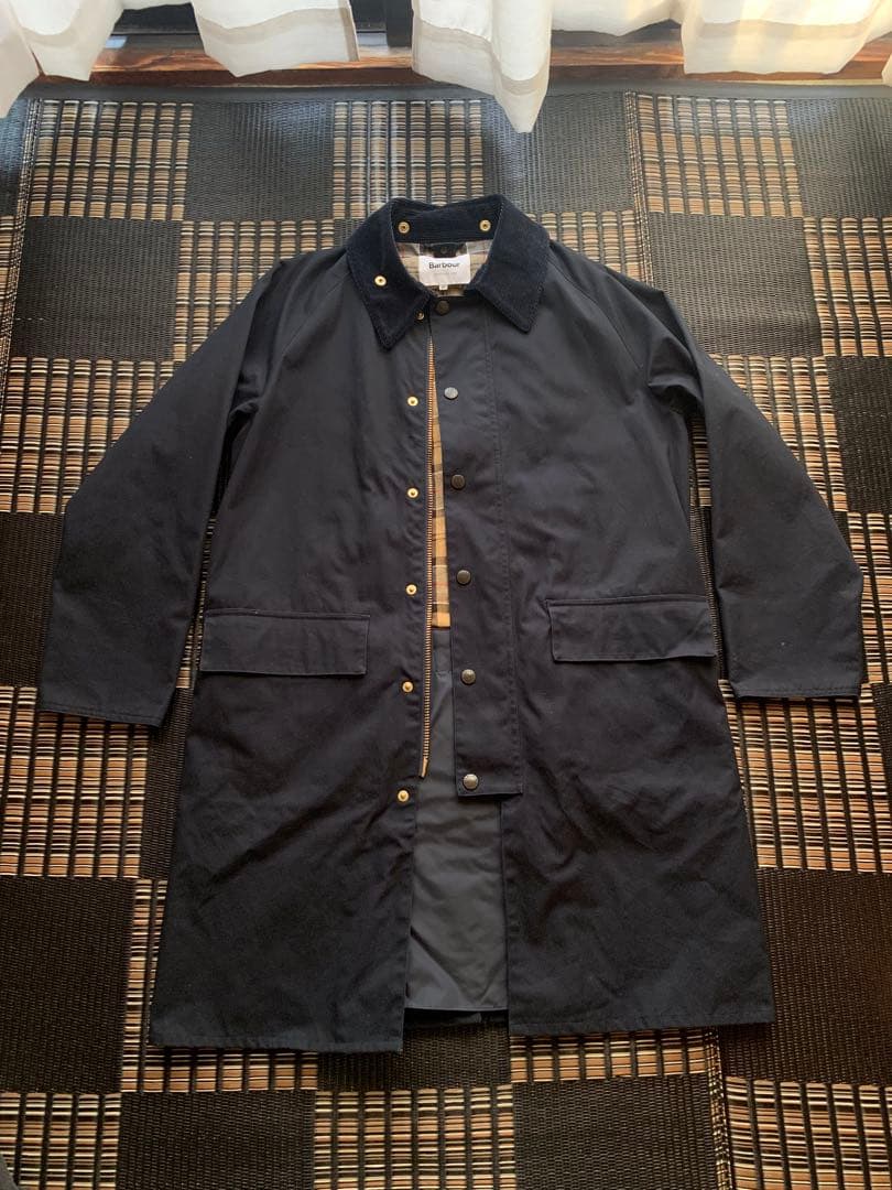 【希少】FSC別注 Barbour NEW BURGHLEY 40 ネイビー