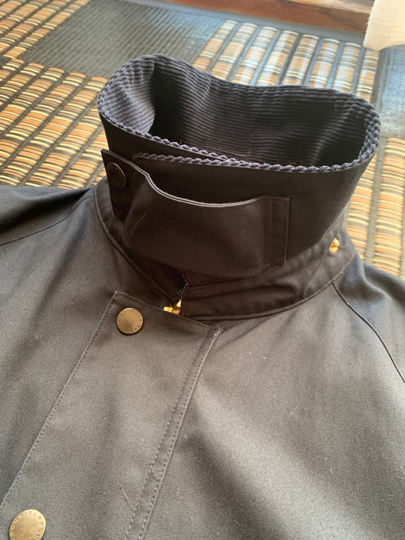 【希少】FSC別注 Barbour NEW BURGHLEY 40 ネイビー