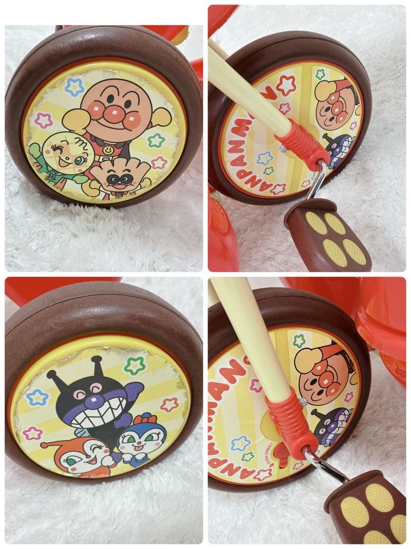 アンパンマン　三輪車　ブザー付きおでかけ三輪車　おしゃべりアンパンマンSP