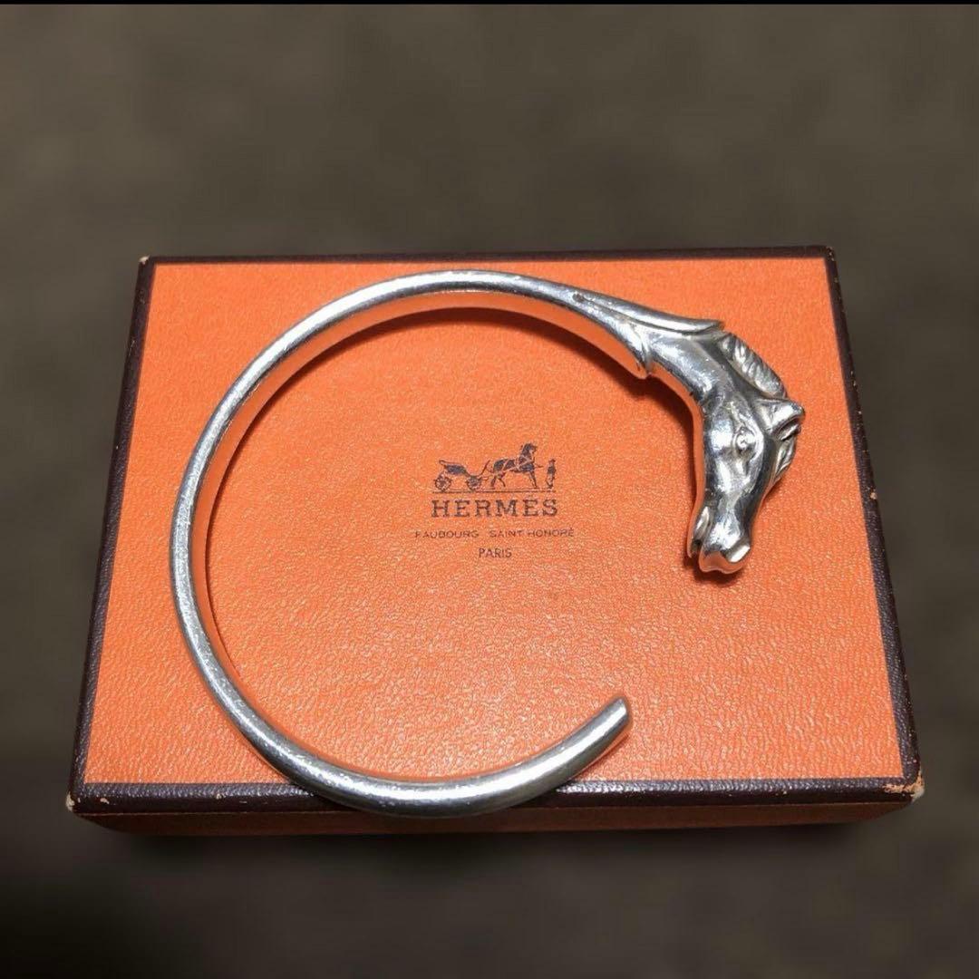 【激レア】エルメスChevalDoubleHeadBangle