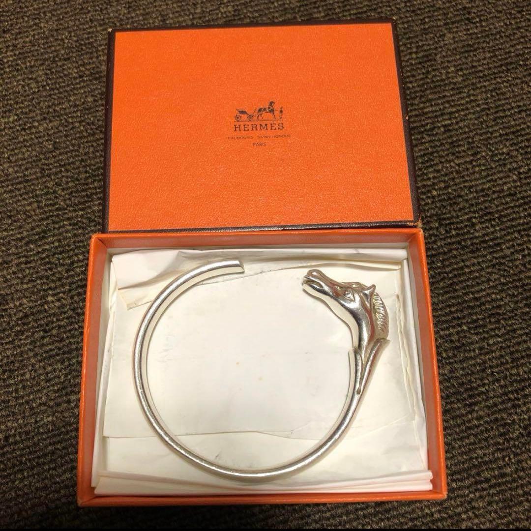 【激レア】エルメスChevalDoubleHeadBangle