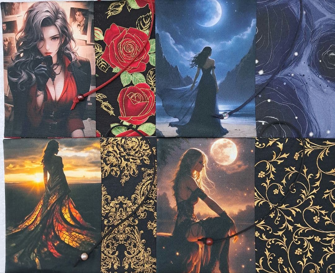 黒紫焔　コクシエン ⑦ブックカバー、トートバッグ