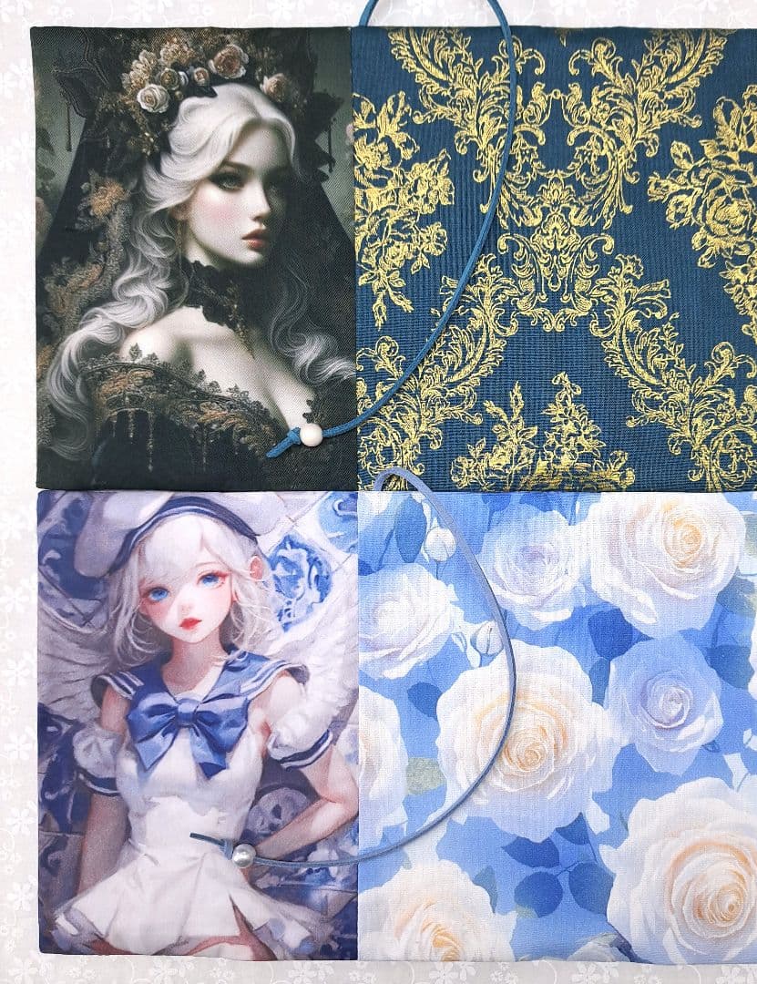 黒紫焔　コクシエン ⑦ブックカバー、トートバッグ