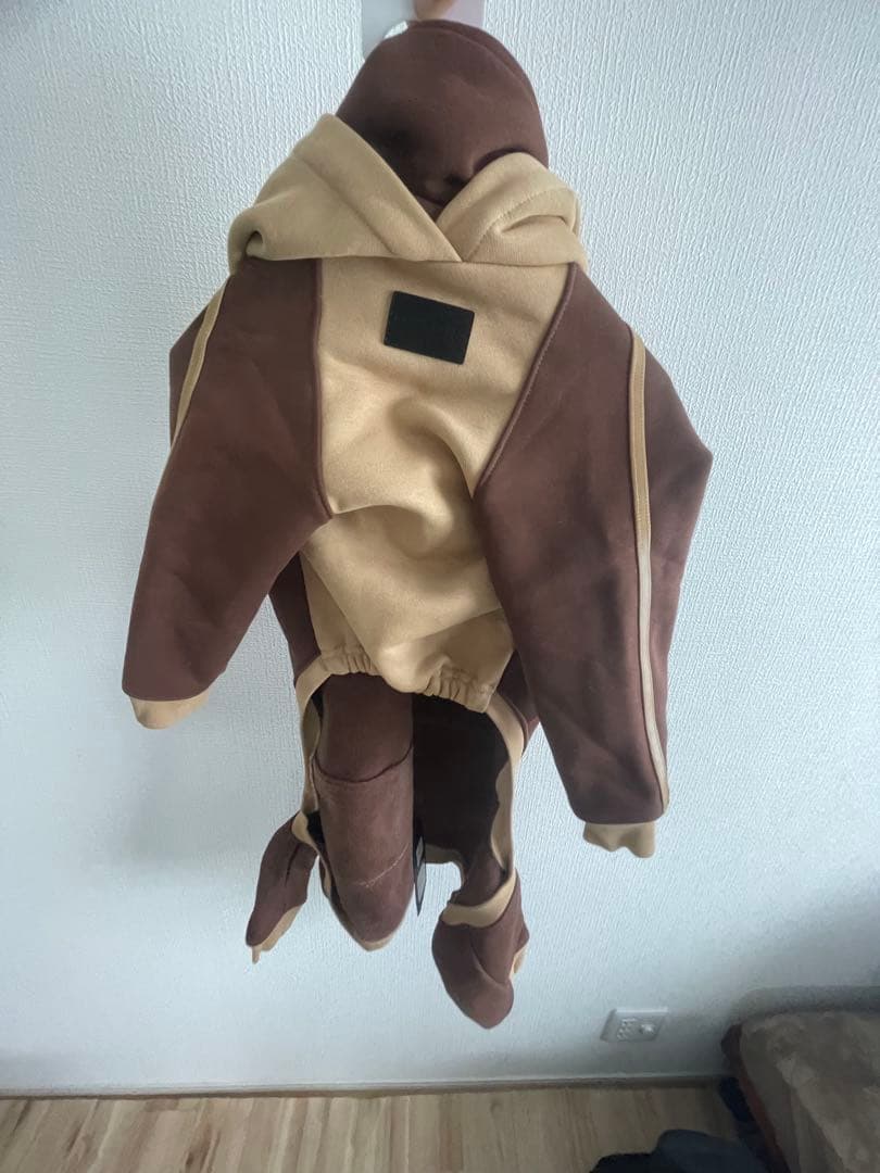 bondir エムバー　フーディ　ワンサイズ　ブラウン　大型犬　L3