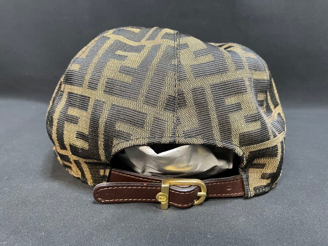 FENDI ズッカ柄　ロゴパターン キャップ　1401