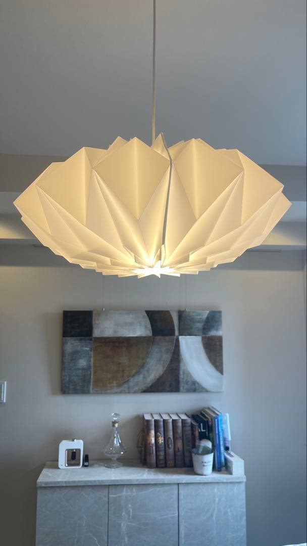 【定価5万7千円】紙作りペンダント照明