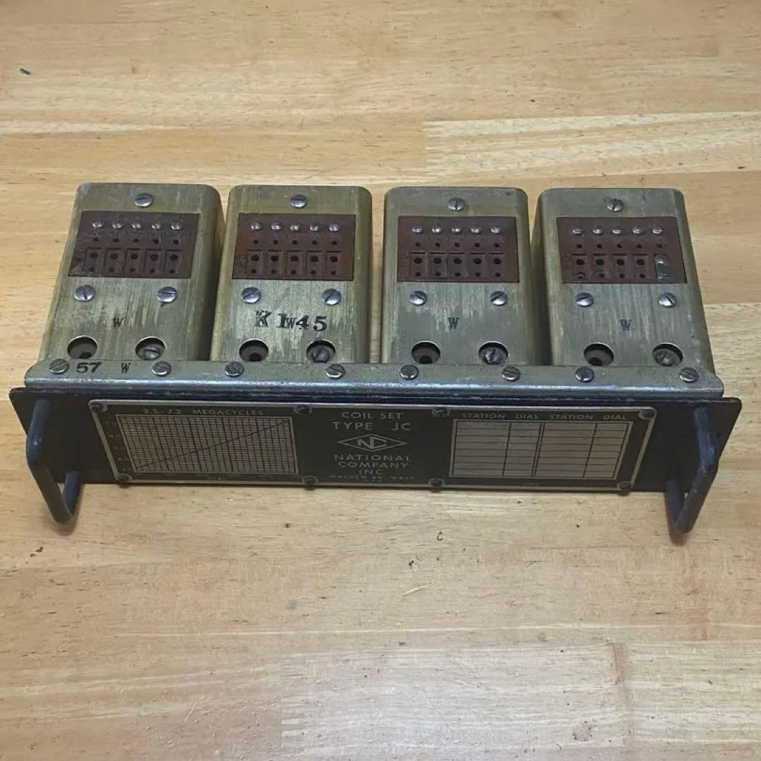 希少　アメリカ　national radio HRO コイルセット　動作未確認