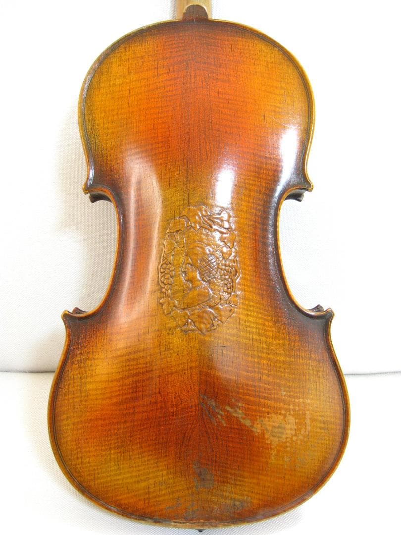 【希少裏板彫刻】 J.B.ルジェリラベル バイオリン 4/4 バロック仕様