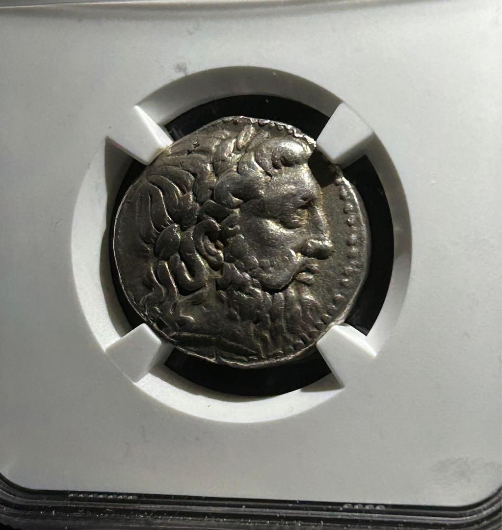 値下げ　セレウコス朝　セレウコス1世　テトラドラクマ銀貨　NGC鑑定済