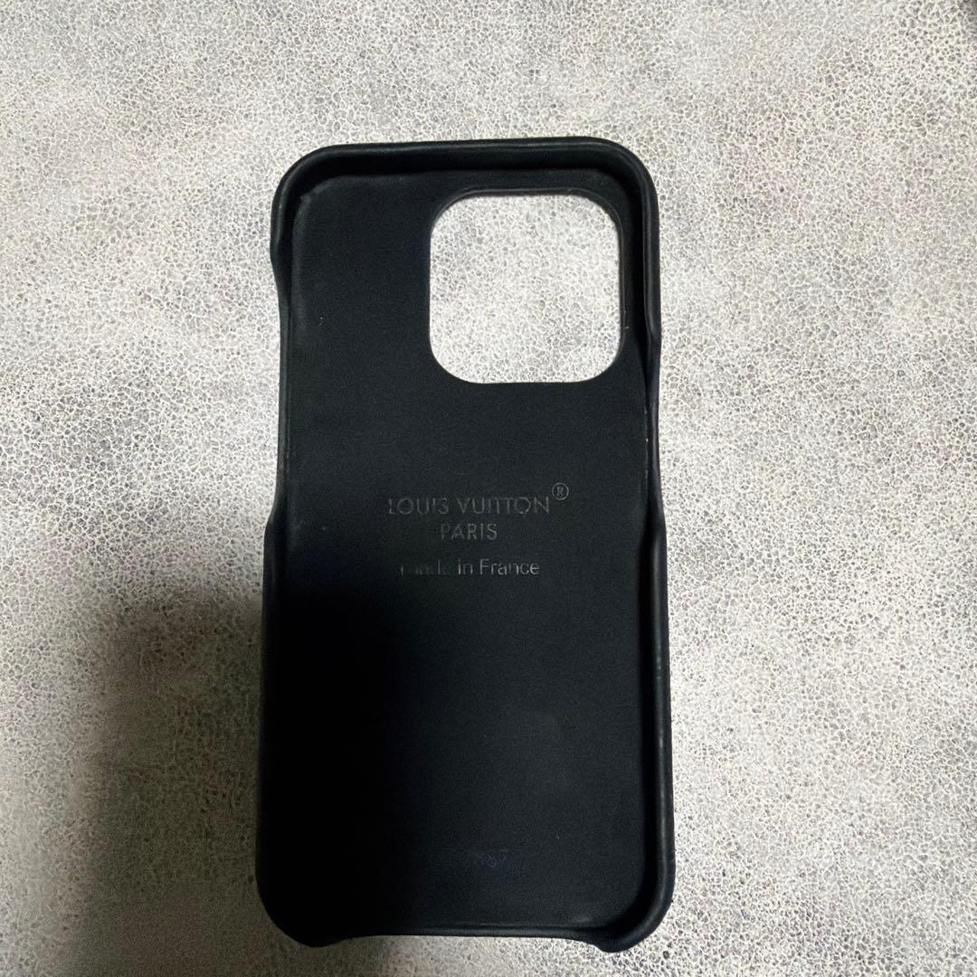 ルイヴィトン バンパー スマホケース iPhone15Pro 黒 M82887