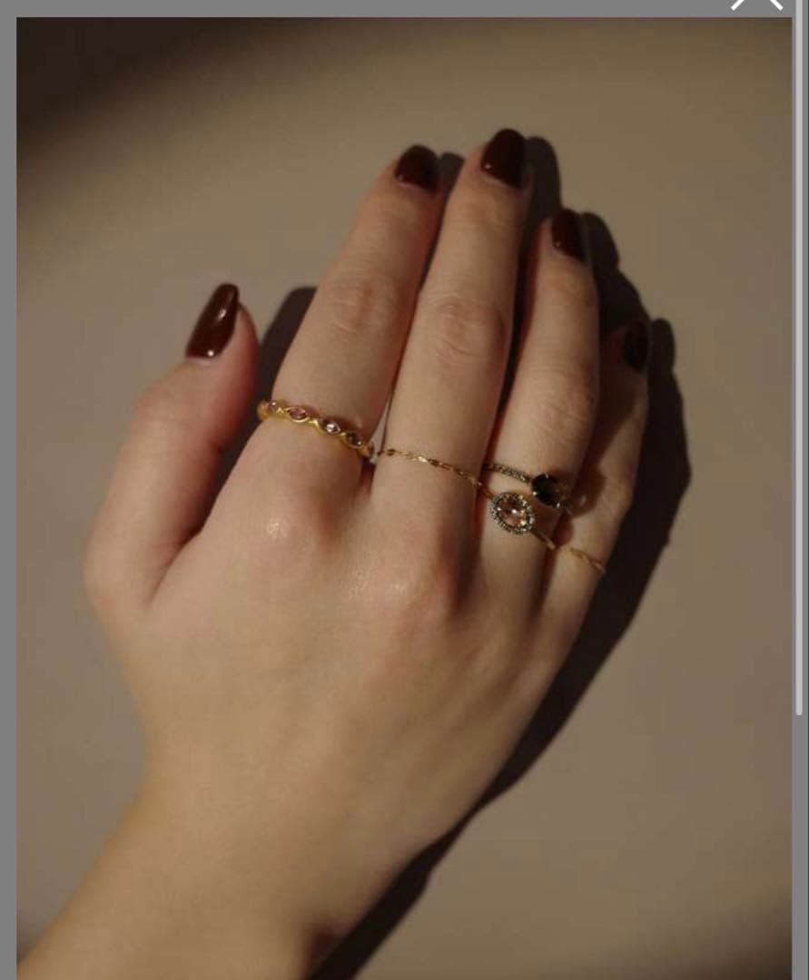 artidaoudインペリアルトパーズパヴェダイヤモンドリング　7号