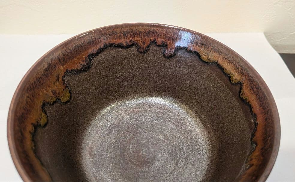 『鬼丸雪山』高取焼　茶碗　茶道具　共箱共布しおり栞　雪山窯