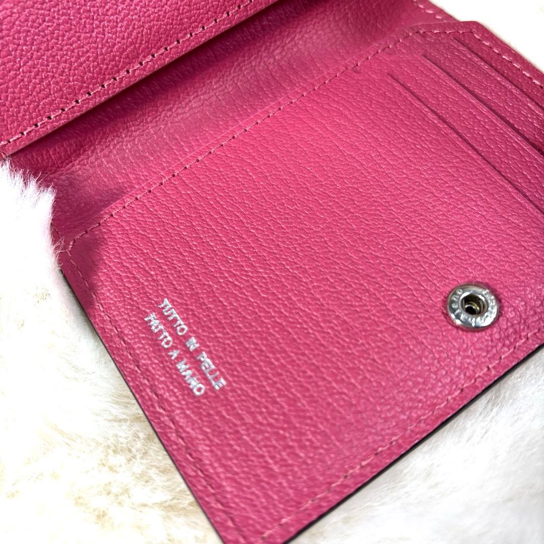 【美品】L'arcobaleno ラルコバレーノ スマートカードウォレット