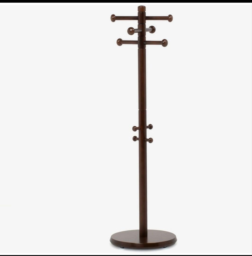 秋田木工 コートハンガー ハンガーラック 軽量 曲木 ブナ No,4000-B