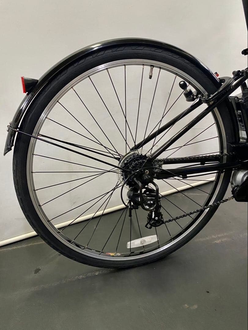 保証付き　送料無料　パナソニック　ベロスター　27インチ　黒　電動アシスト自転車