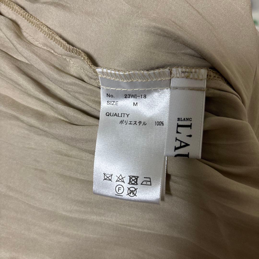 L'AUBE BLANC★新品 タグ付き Flare Pleats Dress