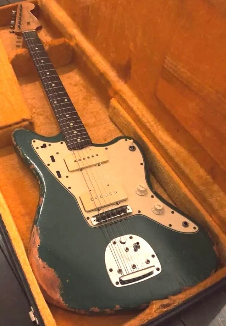 fender JAPAN JAZZMASTER グリーン レリック