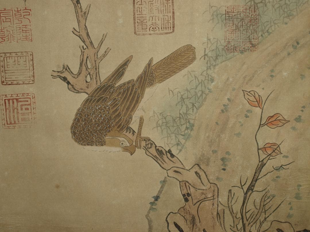 中国北宋時代の 人物図　肉筆絵　激安骨董品 BD345A12-1