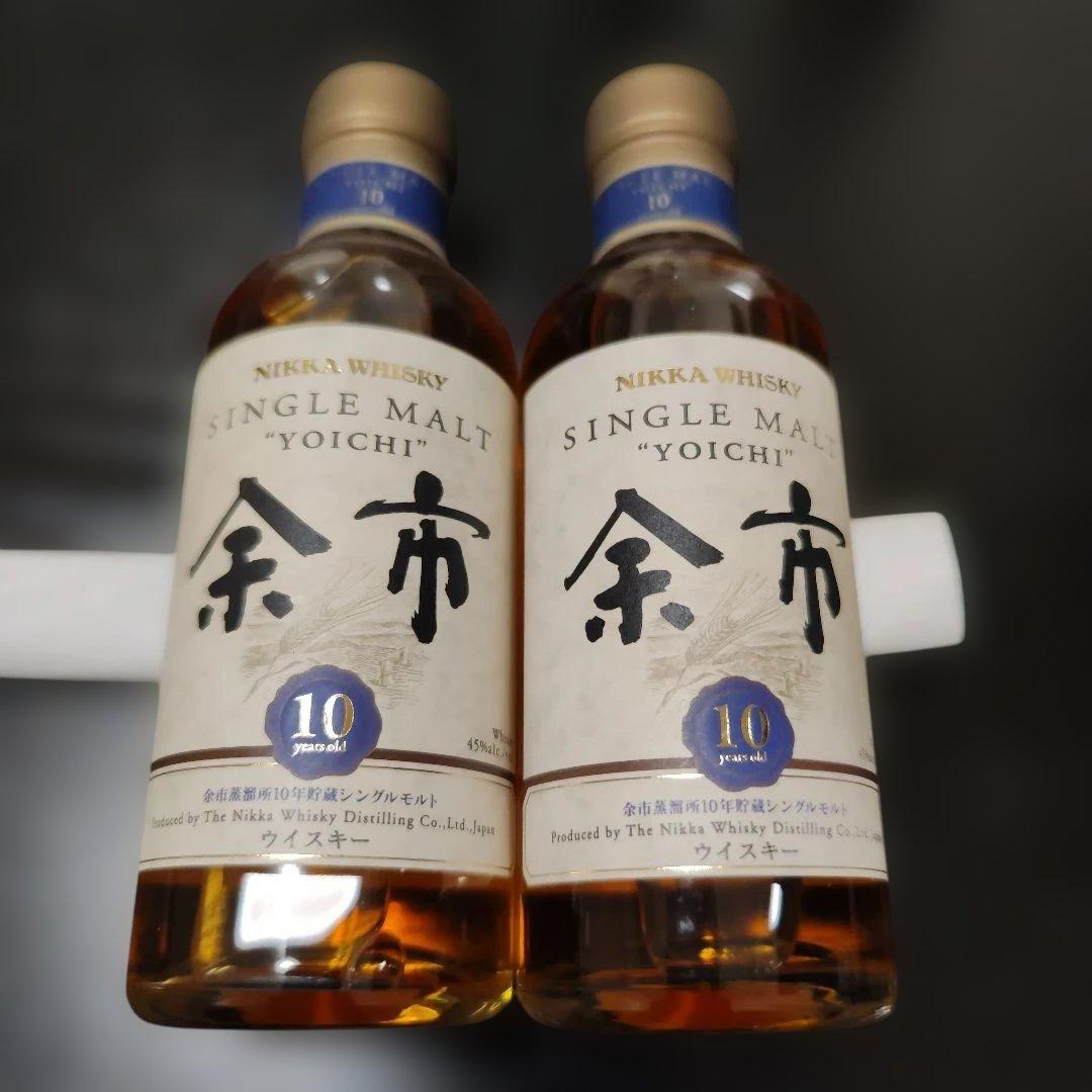 余市 500ml 旧ラベル　3本/2000s/10y180ml 2本