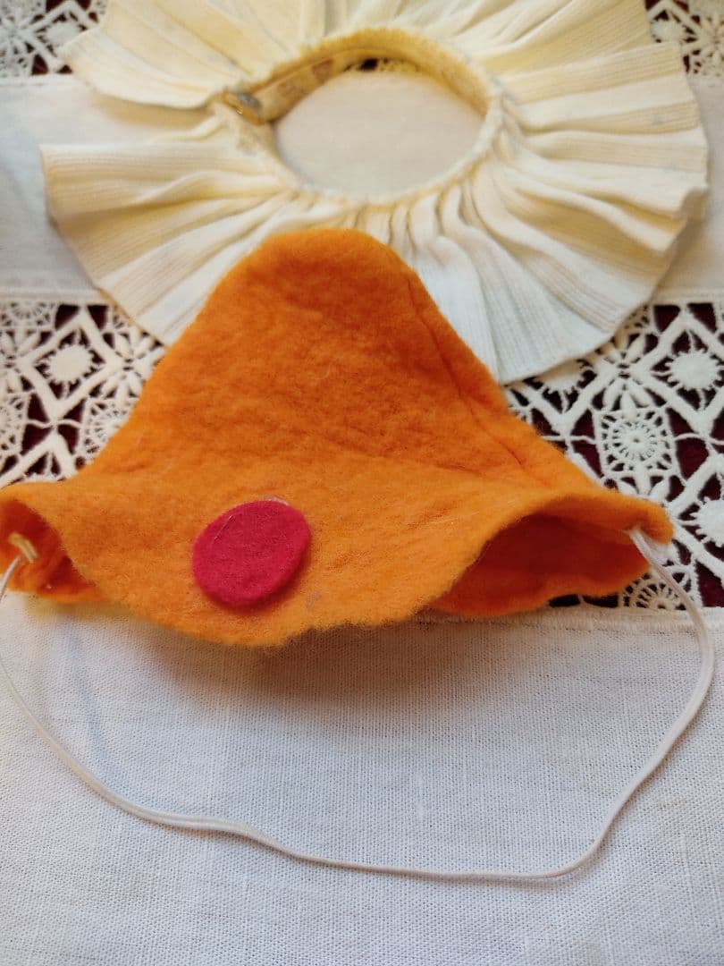 デンマーク　トロール人形　昭和レトロ　 妖精  ぬいぐるみ　小人　ピエロ　　北欧