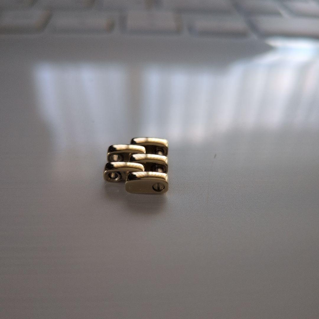 カルティエ パンテールミニ用 コマ 純正K18YG ベルトパーツ ゴールド