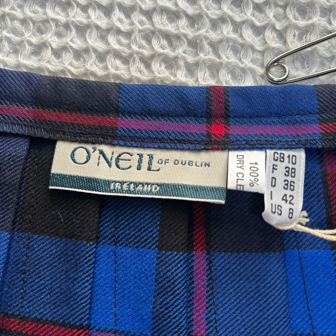 【タグ付き未使用】オニールオブダブリン プリーツ 巻き スカート サイズ10