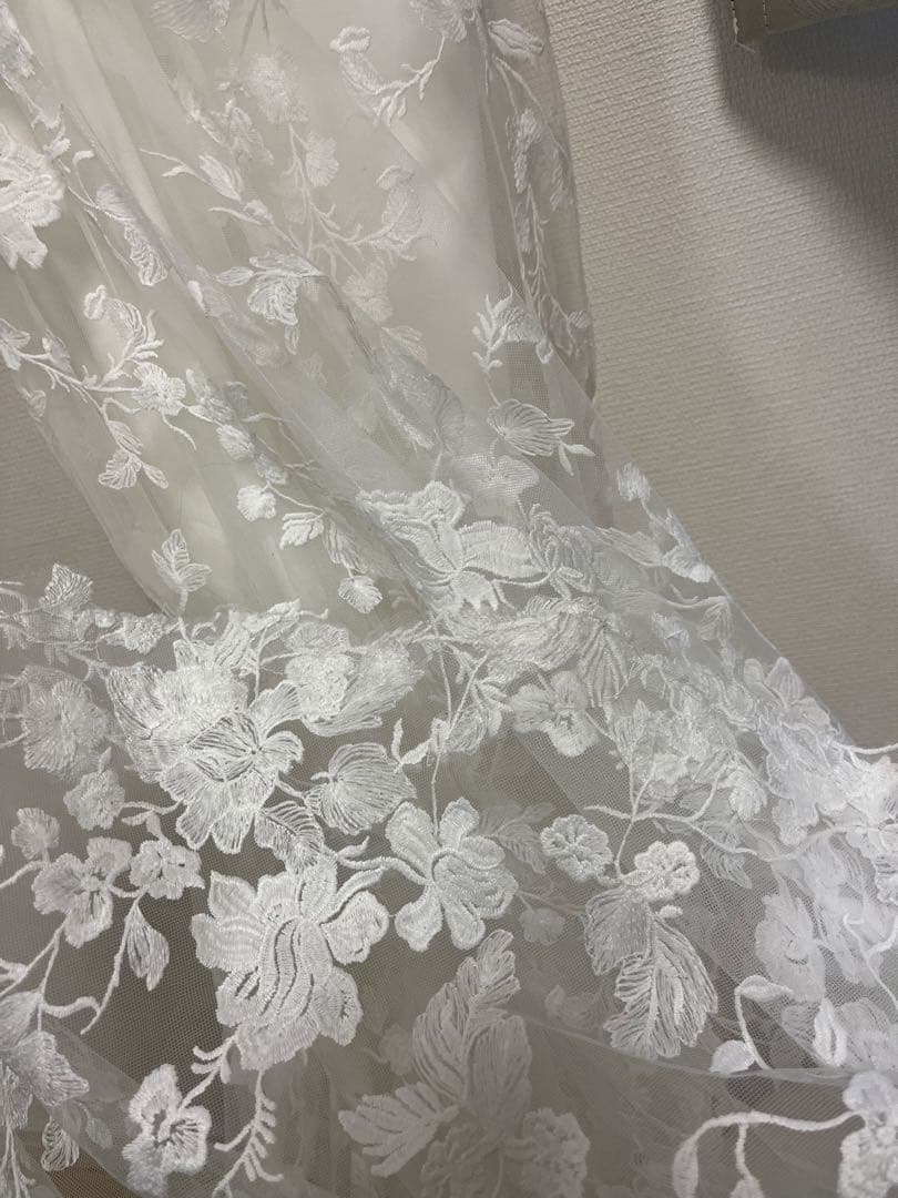 DRESS PRODUCTION W284 刺繍レースソフトマーメイドドレス