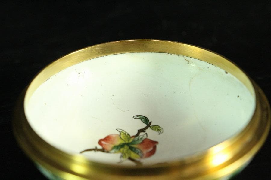 中国美術 琺瑯彩 香炉 箸筒 香合 三揃(K-A831)