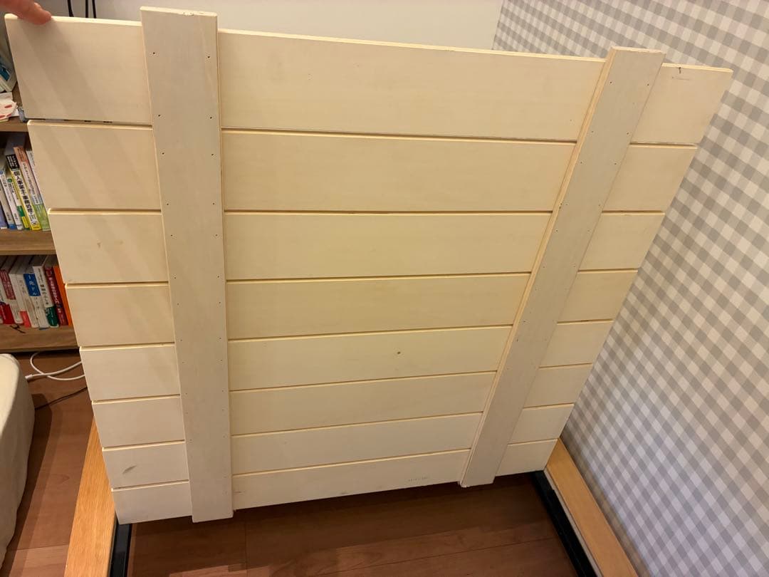 無印良品 木製ベッドフレーム ーシングルー（木製脚付き）　【ほぼ送料のみの価格】